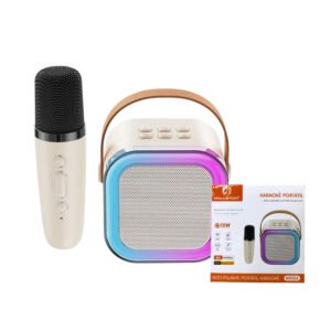 Caixa de Som Bluetooth com Microfone Karaokê H'Maston MX04