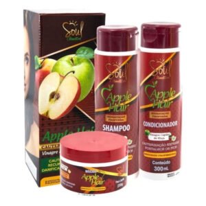 Kit Capilar 3 Peças Apple Hair - Soul Cosméticos